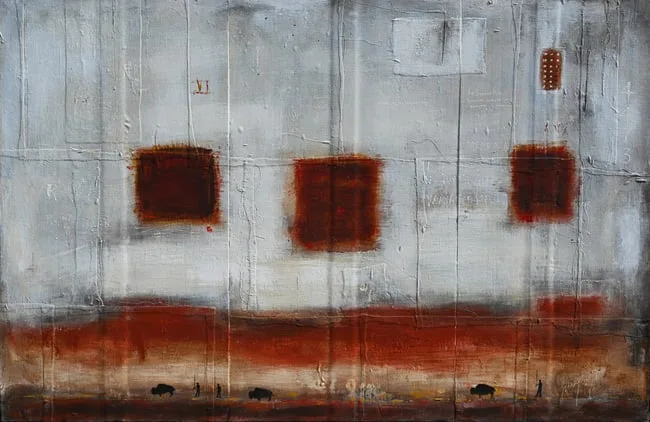 Jimmy Wright, Plains of Want, 1997, Oil on Linen