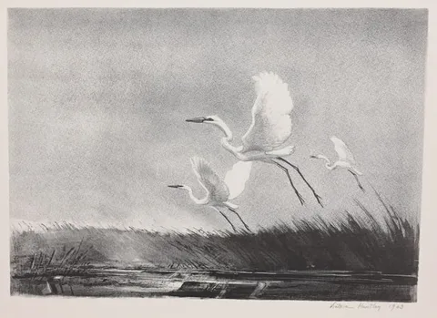 Victoria Hutson Huntley, Andante, Lithograph