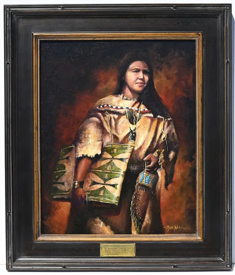 Matt Atkinson, Carrying the Gift, Oil on Canvas