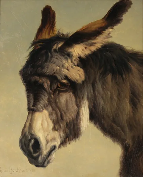 Rosa Bonheur, Untitled, Oil on Board