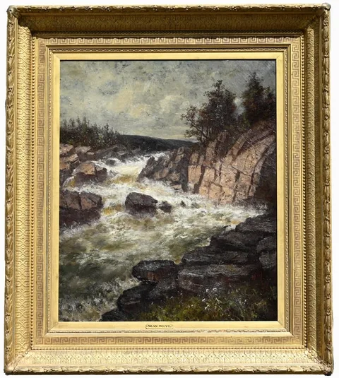 Max Weyl, The Potomac River, Oil on Canvas