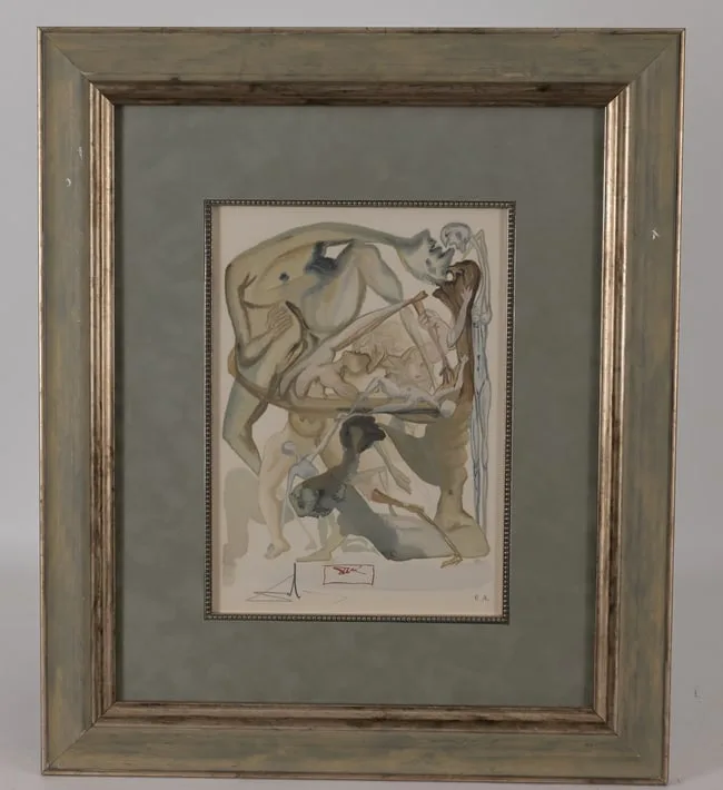 Untitled by Salvador Dalí, Woodcut on wove paper, offered Dec 2024