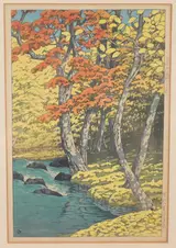 Kawase Hasui, Autumn in Oirase