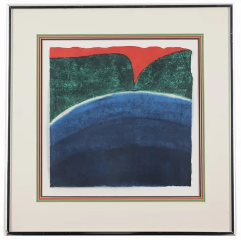 Cove by Carol Summers, 1977, Woodcut on Paper, sold Dec 2024