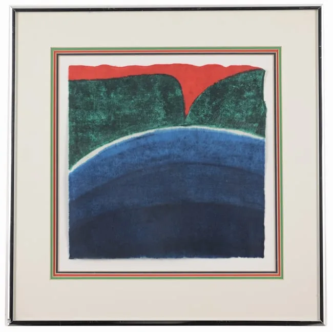 Cove by Carol Summers, 1977, Woodcut on Paper, sold Dec 2024