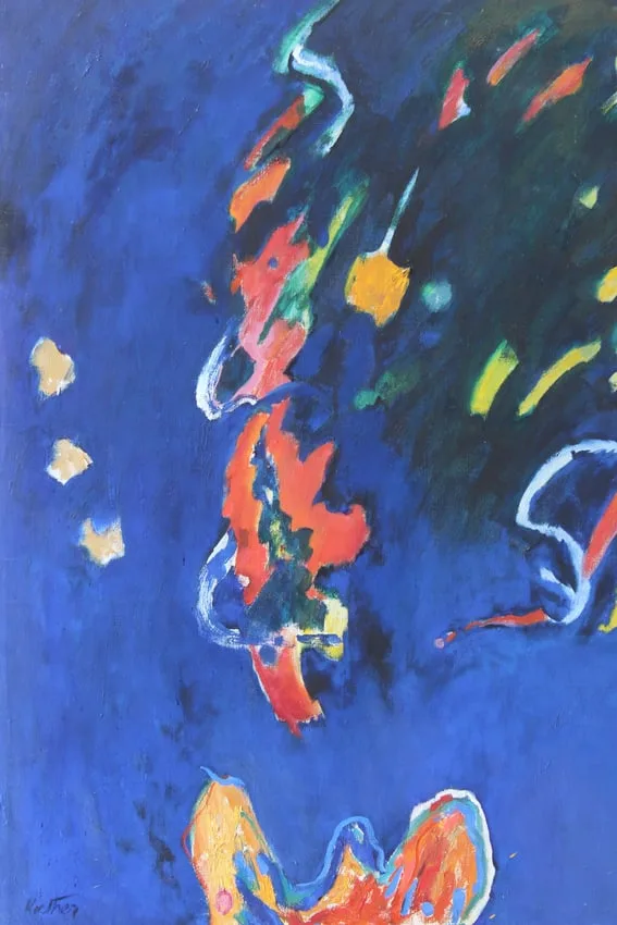 Ibiza Night 1 by Thomas Koether, Oil on Canvas, sold Dec 2024