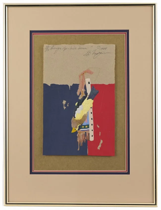 Ed Morgan, Songs Up - Side Down, Mixed Media