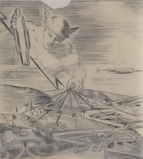 Untitled by Mabel Wellington Jack, Pencil, sold Dec 2024