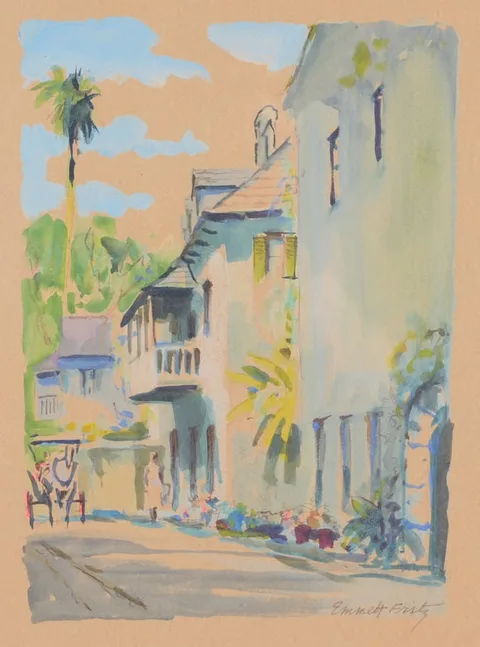 Untitled by Emmett John Fritz, Watercolor & Gouache on Paper, sold Dec 2024