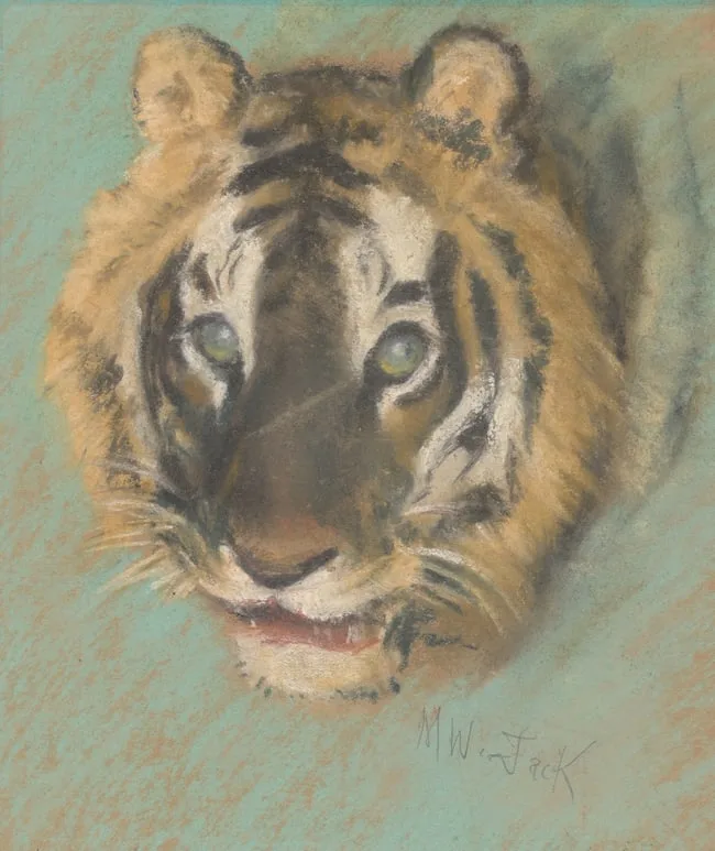 Untitled by Mabel Wellington Jack, pastel, sold Dec 2024