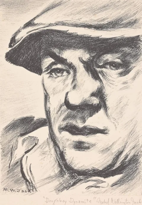 Mabel Wellington Jack, Doughbry Dynamite, Lithograph