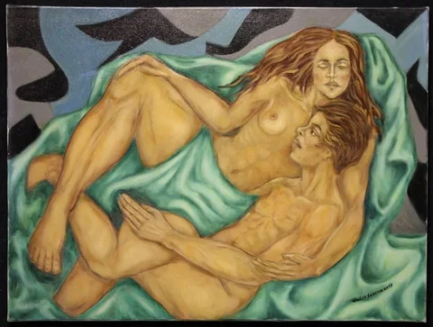Recreacion by Julio Susana, Oil on Canvas, sold Dec 2024