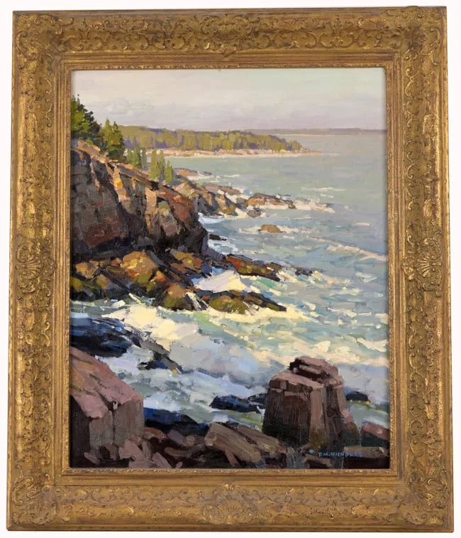 Tm Nicholas, Coast - Acadia National Park, Oil on Canvas
