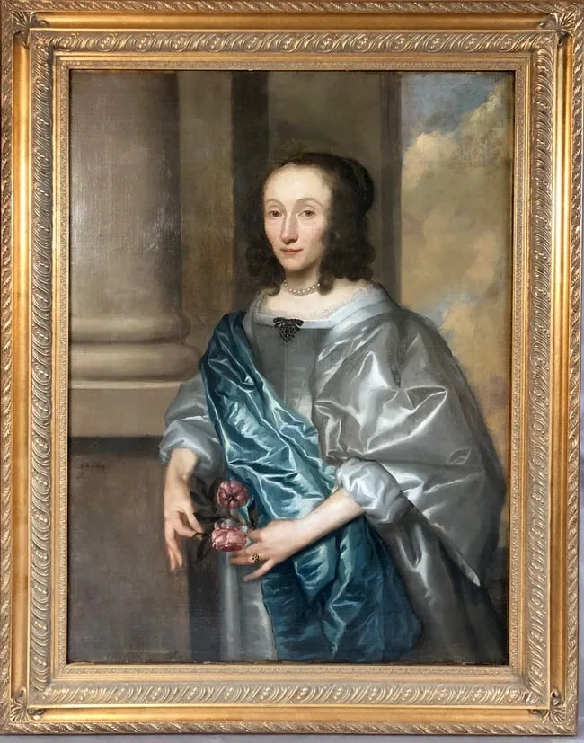 Untitled by Adriaen Hanneman, Oil on Canvas, offered Feb 2025