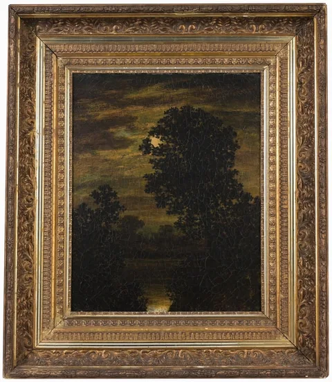 Ralph Albert Blakelock, Untitled, Oil on Canvas