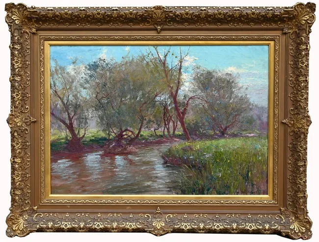 Hal Robinson, Summer Stream, Oil on Canvas