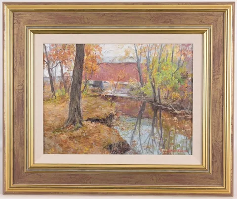Tatiana Alexeeva, Silent Crossing, Oil on Canvas