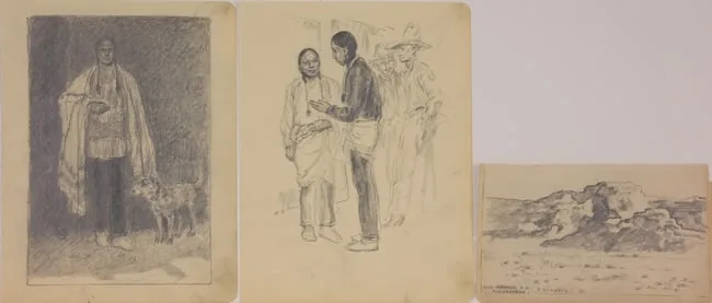 Untitled by Francis Luis Mora, Pencil, sold Feb 2025