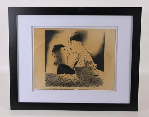 Michel Adlen, elle sera vers lui son visage, Ink on Paper