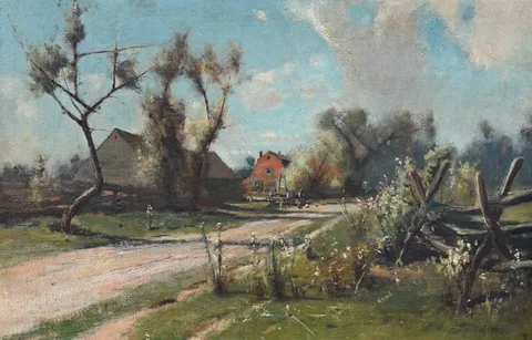 Untitled by George Augustus McKinstry, Oil on Canvas, sold Feb 2025