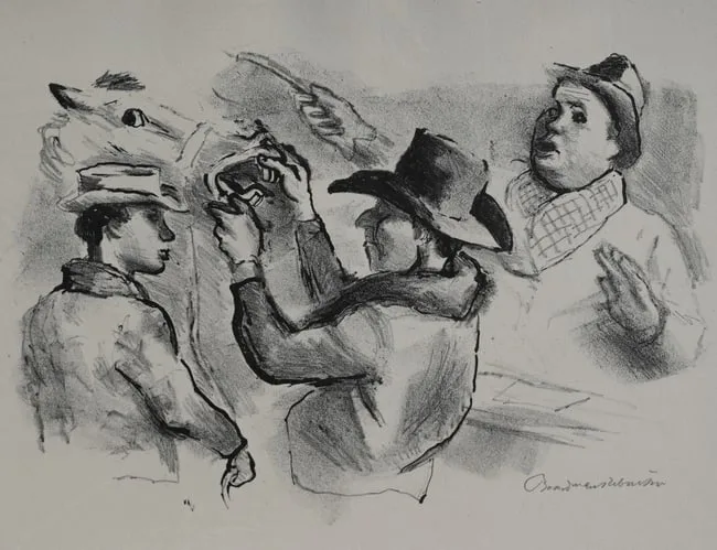 Untitled by Boardman Michael Robinson, Lithograph on Paper, offered Feb 2025