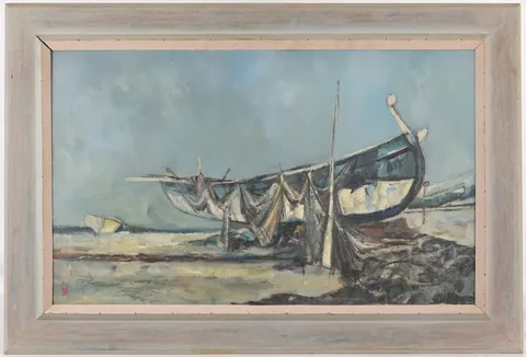 Craig Rubadoux, Torremolinos, Spain, Oil on Board