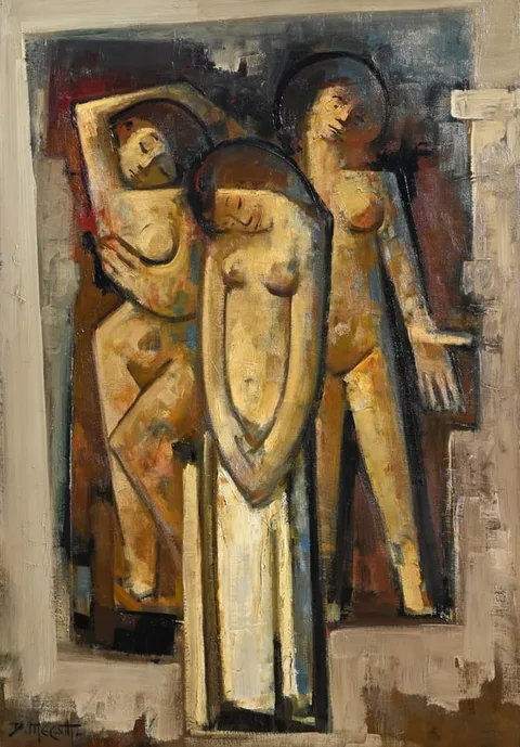 Dario Mecatti, Untitled, Oil on Canvas