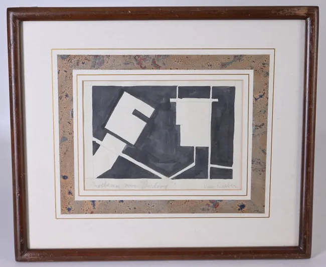 Lou Loeber, Untitled, Pencil and Watercolor on Paper