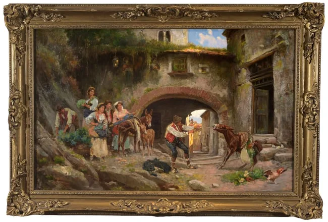 Untitled by Pietro Barucci, Oil on Canvas, sold Apr 2025
