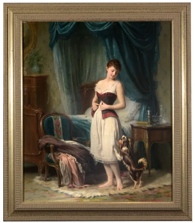 Auguste Toulmouche, Untitled, Oil on Board