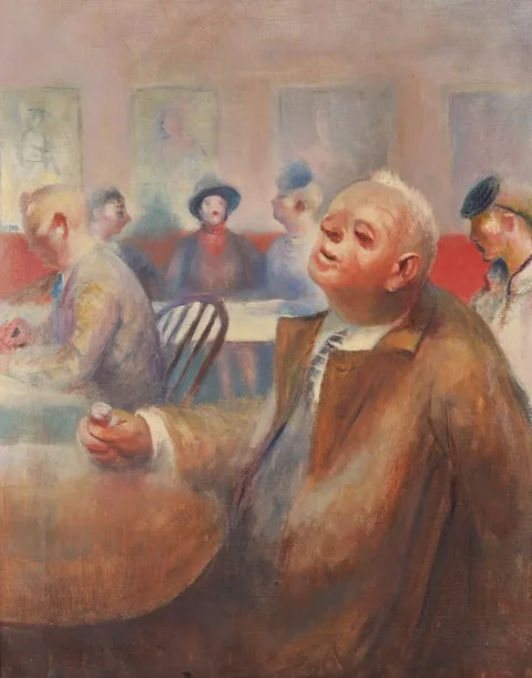 Guy Pène du Bois, Professional Thinker, 1940, Oil on Canvas