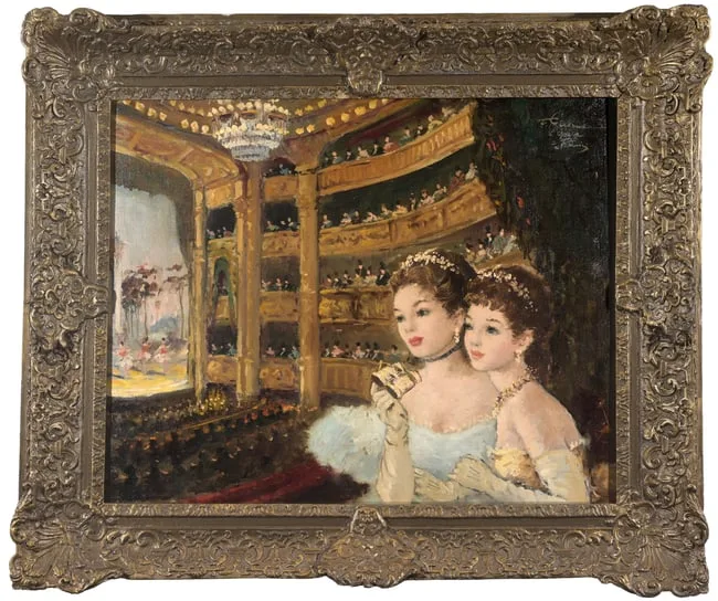 François Gérôme, Opera in Paris, Oil on Canvas