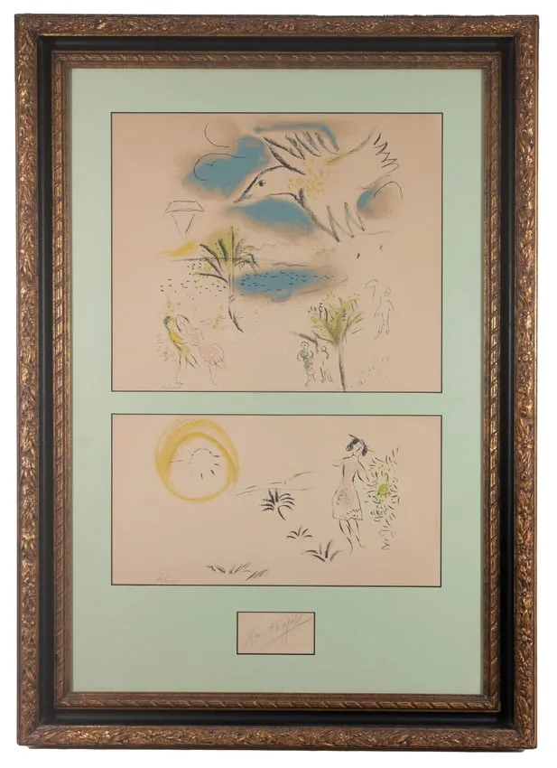 Untitled by Marc Chagall, lithographs, offered Apr 2025