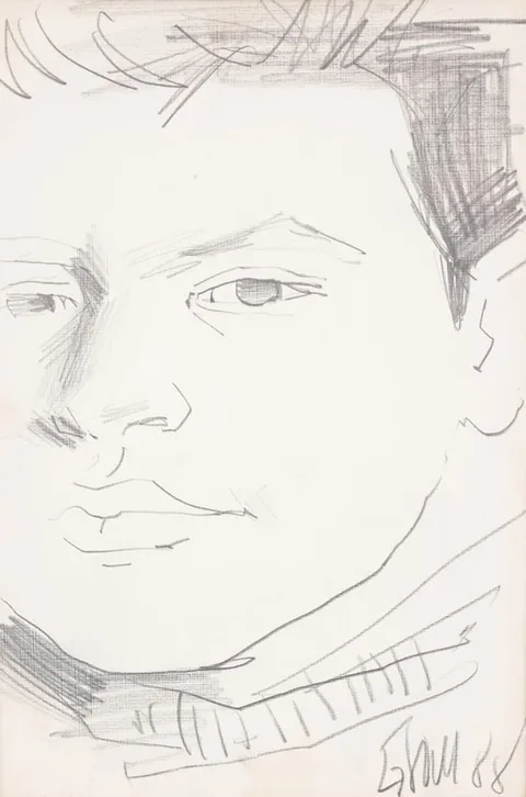 Untitled by Enrique Grau, Graphite on Paper, sold Apr 2025