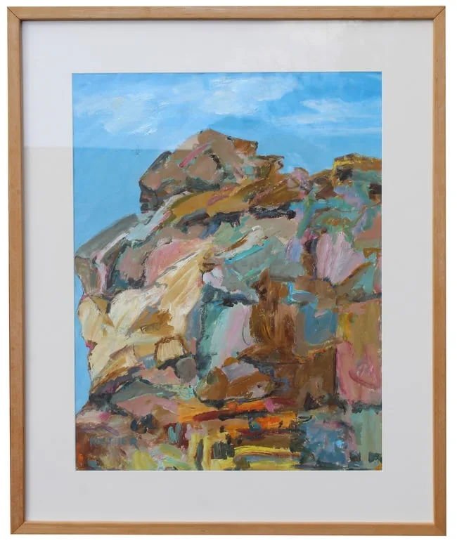 Starting the Path by Thomas Koether, Oil on Paper, offered Apr 2025