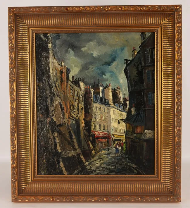 Stephane Hc Goujon, Rue Salande, Paris, Oil on Canvas