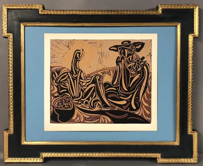 Untitled by Pablo Picasso, Linocut, sold Apr 2025