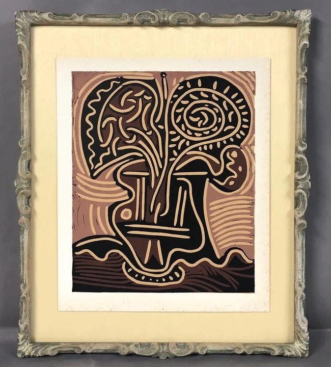Untitled by Pablo Picasso, Linocut, sold Apr 2025