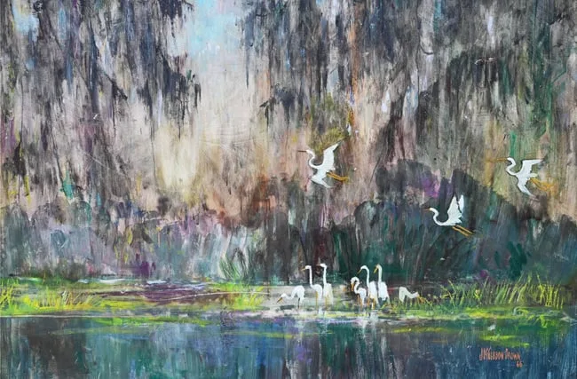 James McGibbon Brown, Untitled, Oil on Board