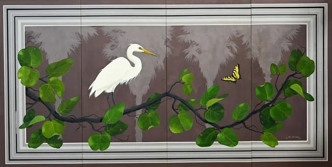 Sal Salinero, Untitled, Oil on Board