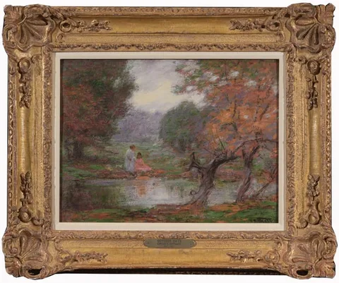 October Days by Edward Henry Potthast, Oil on Panel, offered Jun 2025