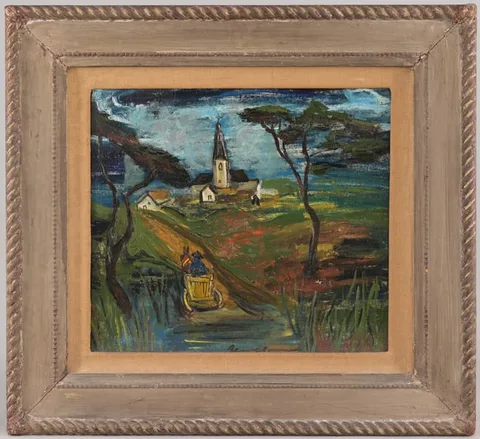 Ludwig Bemelmans, Untitled, Oil on Canvas