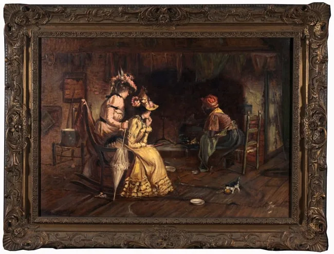 Mixing the Love Potion by Harry Roseland, 1898, Oil on Canvas, offered Jun 2025