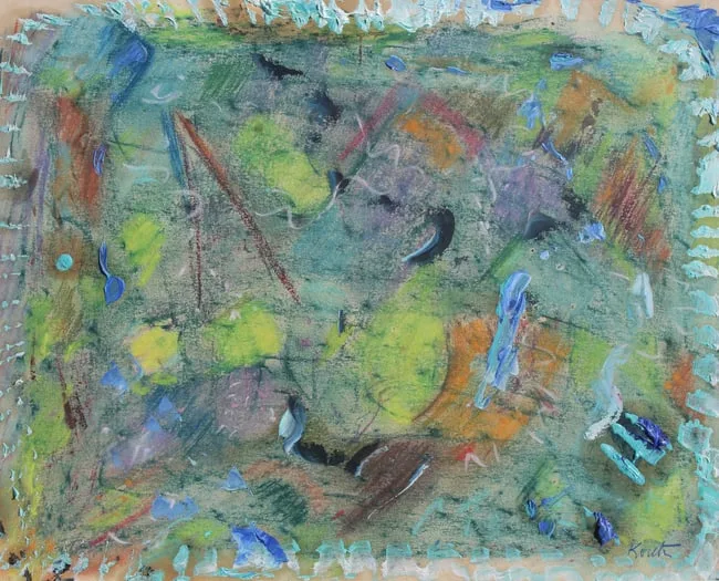 Thomas Koether, Patterns for Spring, Oil / Pastel on Paper