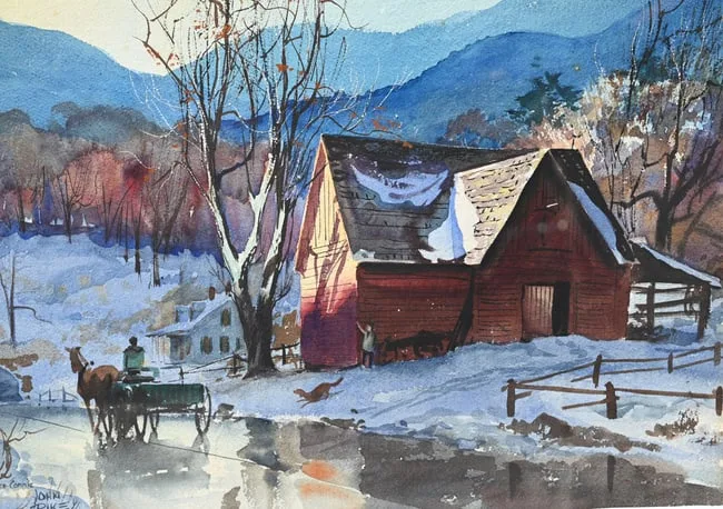 Untitled by John Pike, Watercolor on paper, offered Jun 2025