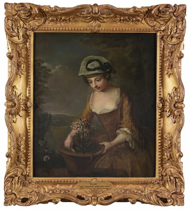 Philippe Mercier, Earth, 1755, Oil on Canvas