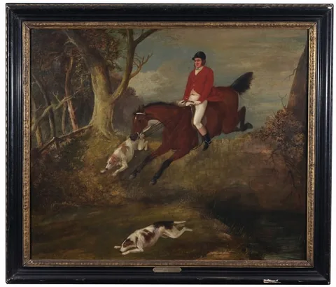 Richard Barrett Davis, Clearing the Bridge, Oil on Canvas