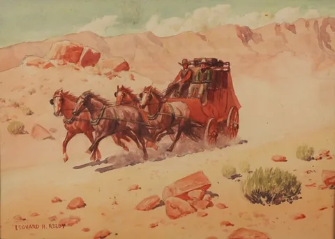 Leonard Howard Reedy, Untitled, Watercolor on Paper