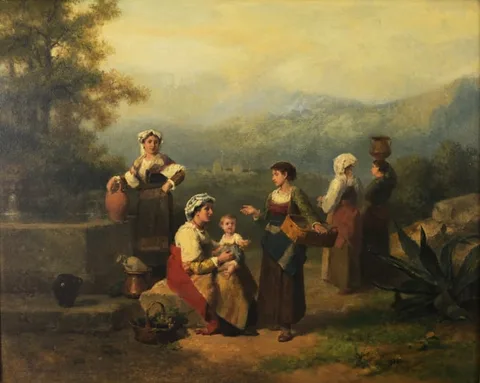 Karel Frans Philippeau, Untitled, Oil on Panel