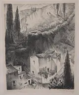 Benton Murdoch Spruance, Old Wall of Florence